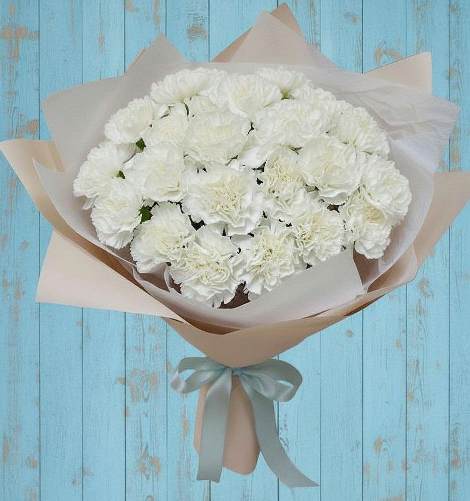 Букет цветов из: Гвоздики в Боринском