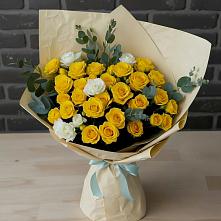 Букет цветов из:  Розы в Боринском