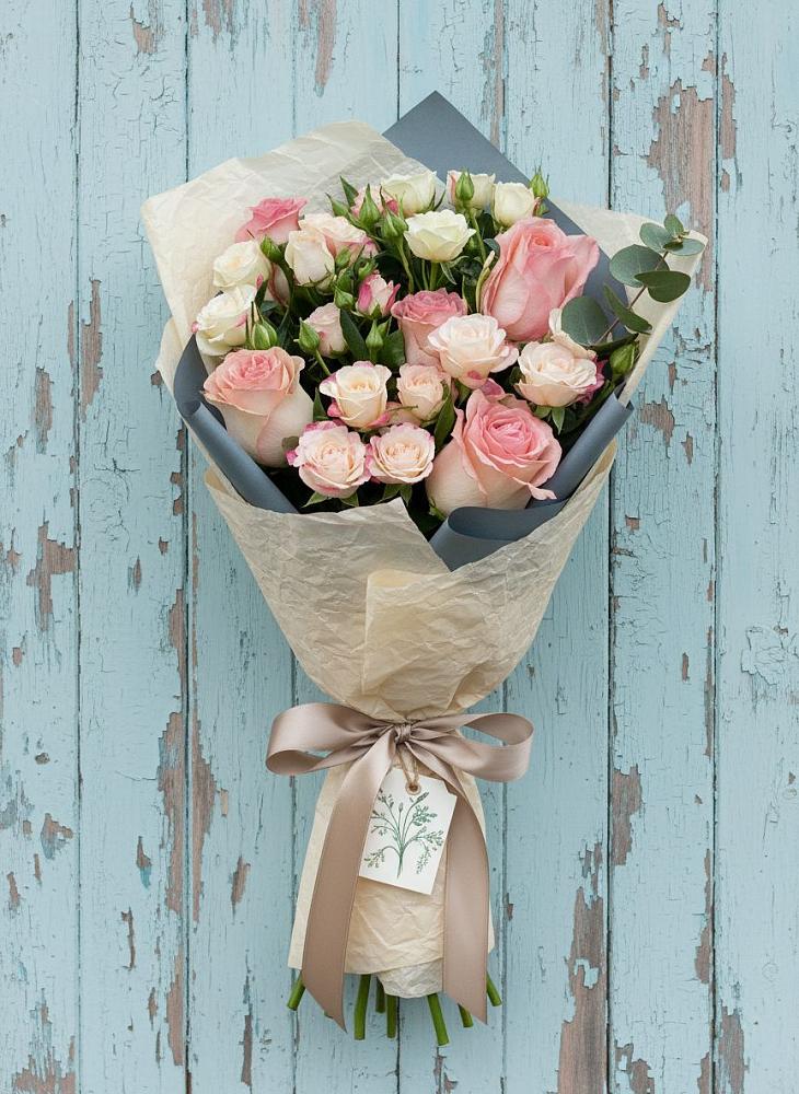 Букет цветов из: Розы в Боринском