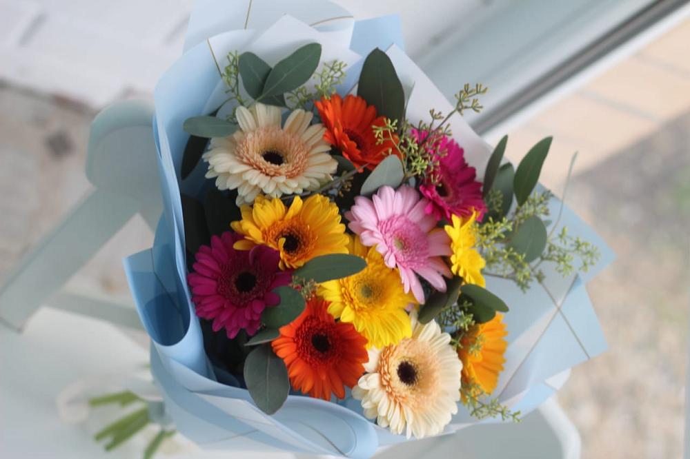 Букет цветов из: Герберы в Боринском