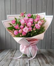 Букет Розовый кустик в Боринском