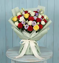 Букет цветов из:  Розы #REPLACE_PRED# Боринском