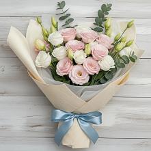 Букет цветов из:  Лизиантусы #REPLACE_PRED# Боринском