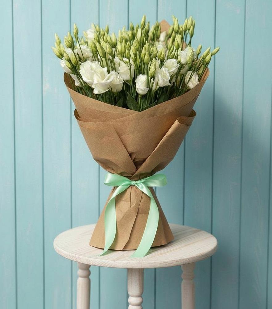 Букет цветов из: Лизиантусы в Боринском