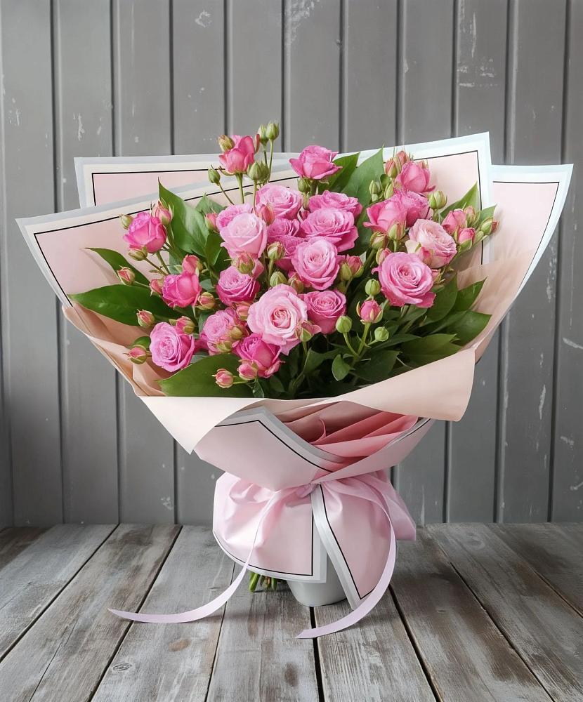 Букет Розовый кустик в Боринском