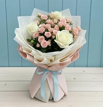 Букет цветов из:  Розы в Боринском