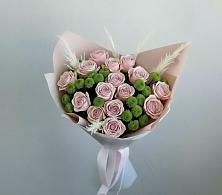 Букет цветов из:  Розы и Хризантемы в Боринском