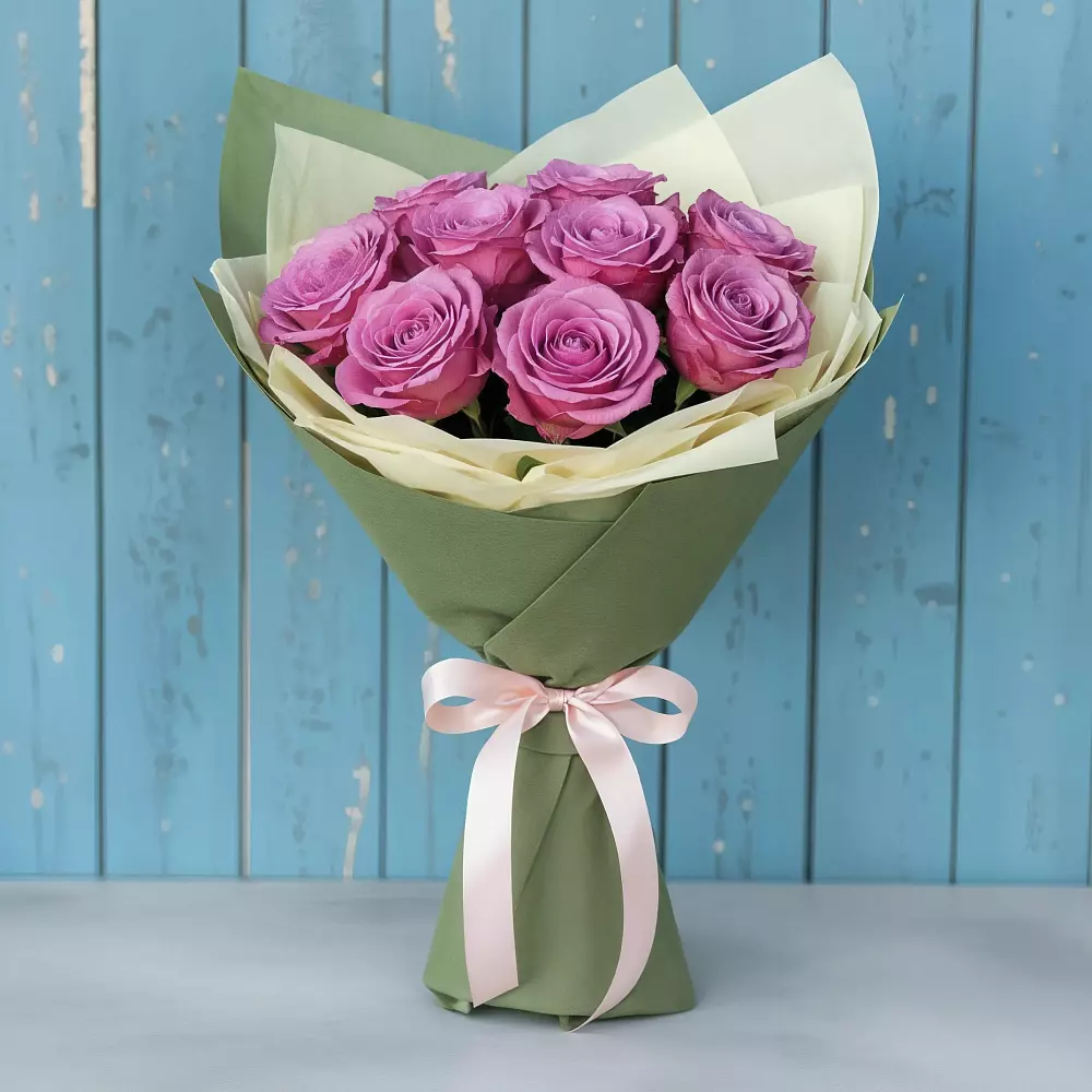 Букет Розы Фёрст Леди в Боринском