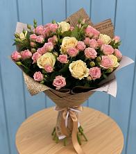 Букет цветов из:  Розы в Боринском