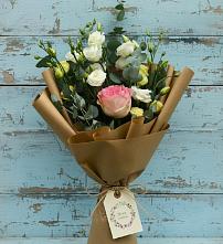 Букет цветов из:  Розы и Лизиантусы #REPLACE_PRED# Боринском